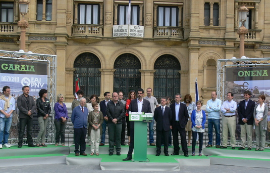 ENEKO GOIA: DONOSTIA TIENE QUE ELEGIR EL  DOMINGO ENTRE UN ALCALDE CON LAS MALETAS YA HECHAS O UN ALCALDE LISTO PARA LIDERAR EL FUTURO DE LA CIUDAD